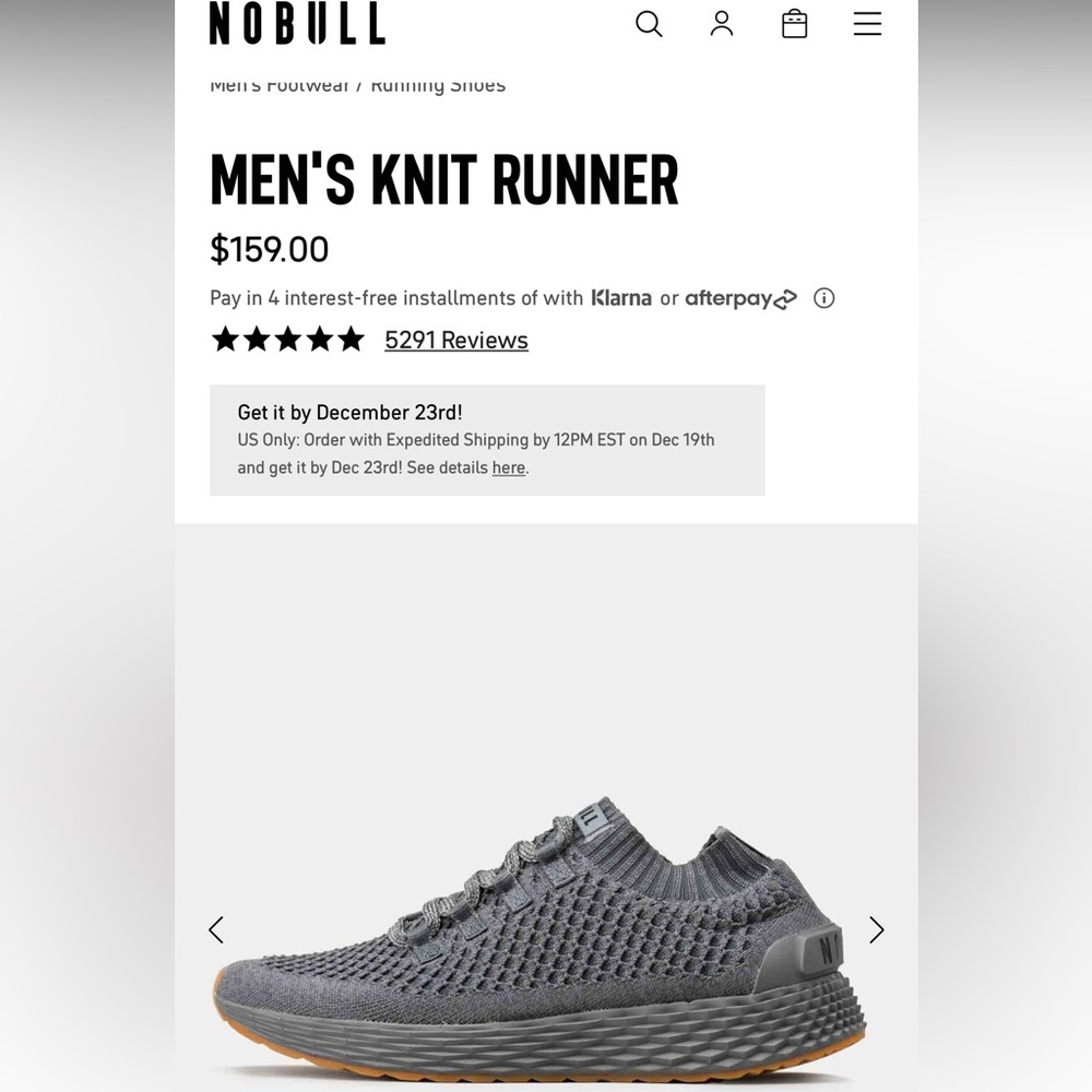 Men’s Knit Runner by NOBULL